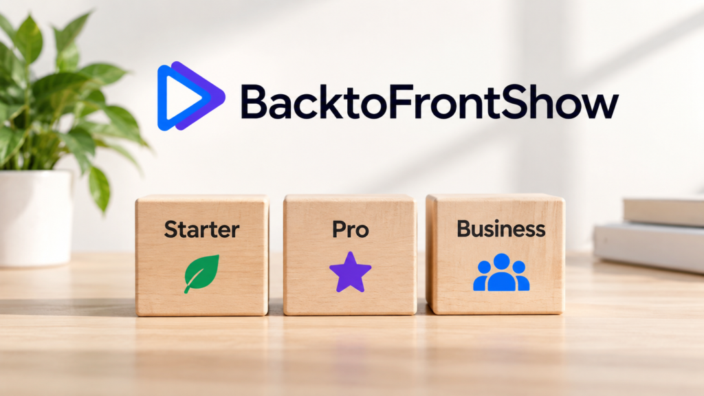 BacktoFrontShow Pricing